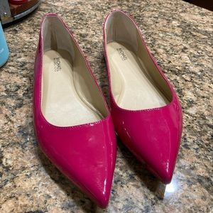 Michael Kors bright pink flats